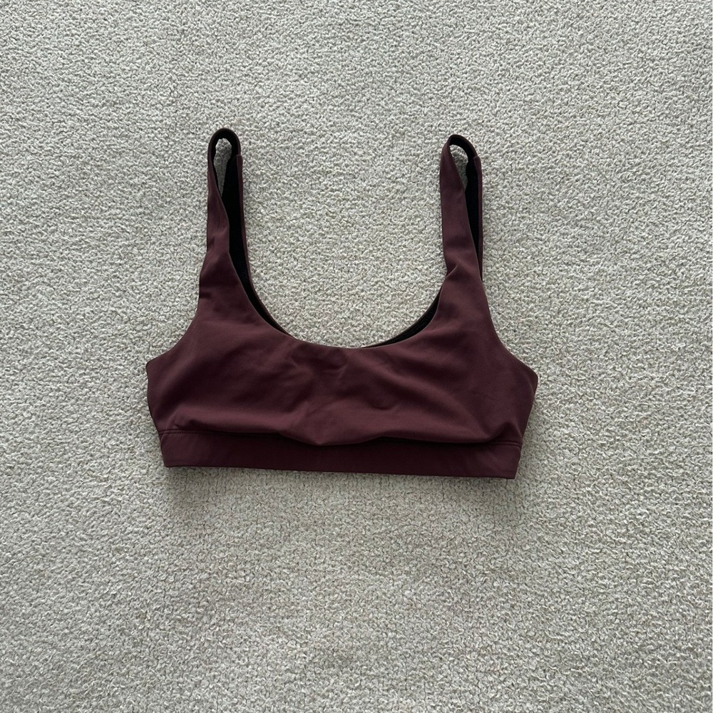 Vuori Women's Daily Bra size XS in Dark Burgundy